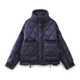 Women's Winter Loose-Fitting Pocket Jacket Cotton Coat