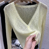 Small Fragrant Knitted Cardigan Thin Women's Ice Silk Loose Outer Sun Protection Coat Summer Short Top Long Sleeve