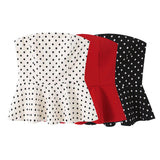 Spring New Wave Point Short Skirt Pended Corset 1210068