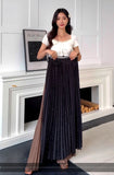Waist Flower Nails Beaded 100-Fold Skirt Female Slim Skirt Hanging High-Waisted Long Dress 2026 Spring New