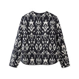 Spring 2025 New Women's Home Clothing Animal Print Cotton Jacket Jacket