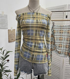 Real Shooting Hottie Thorn One-Layer Mesh Sunscreen Blouse T-Shirt With Short Embroidery Top 8035
