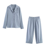 Spring New Pure-Color Pocket-Decorated Casual Shirt 5344010