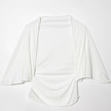 Spring New Short-Sleeved Back Beads Spliced Short Dress 4772378