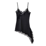 BSK&TRAF Women's Dress New Fashion Lace Asymmetric Dress 5919200 In Summer 2025