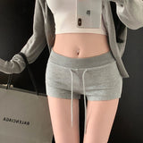 Low-Rise Thin Slacks Women Spring Suction Hot Pants Bag Hips Trousers Black Pants