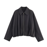Autumn New Velvet Bomber Jacket 4174674 Trousers 4174675