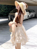 French-Style Fascress Sweet Dress Female Princess Out Summer Small Man Wearing Temperament Beautiful Slings Small Skirt