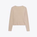 Autumn New Lace Splicing Repair Fashion Knitted Coat Top 5644929