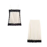 Autumn New Silk-Sense Lace Blouse 5919206 Dress 5919207