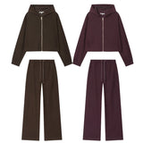 Autumn 2025 New Women's Fashion Casual Casual Jacket Jacket Wide Leg Pants 8372267