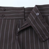 Spring New Slim Thin Striped Waist Shorts 4341402