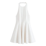 Summer New Wave Swing Hanging Neck Dress 2858777