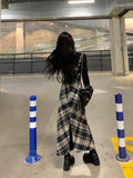 French Style Slinged Dress Women's Autumn And Winter 2026 New Long Dress Small Fragrant Style Han Style Suit