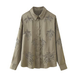 Embroidery Shirt 6786044 Bead Embroidery Trousers 4786059 Set