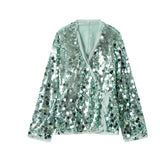 Autumn New Women's Shirt Fashion Solid Color Beads And Uniform V-Neck 3736240