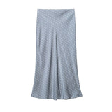 Spring New Slimming Silk Tatami Simoufry Skirt 8338537