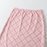 Blue Lattice Mesh Dress Girl Korean New Summer Babes Waist Fishtail Ass Skirt