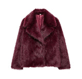 Autumn New Artificial Fur Effect Coat 4360246