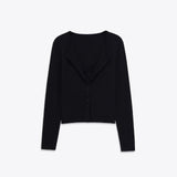 Autumn New Lace Splicing Repair Fashion Knitted Coat Top 5644929