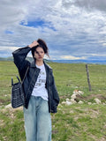Brown Cool Leather Coat Woman 2025 Spring And Autumn New Small Spring Spring High-End Retro Locomotive Pu Jacket