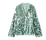 Autumn New Women's Shirt Fashion Solid Color Beads And Uniform V-Neck 3736240