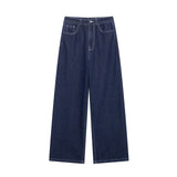 Spring And Summer New Women's Women's Belt Lap Tie Denim Coat Wide Leg Trousers
