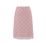 Blue Lattice Mesh Dress Girl Korean New Summer Babes Waist Fishtail Ass Skirt
