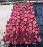 Three-Dimensional Flower Half-Dress Woman 2025 New Medium And Long Fairy Skirt High-Waisted Temperament Mesh Dress