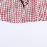 Autumn New Small Plaid Laminated Shirt 5029181