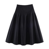 Spring New Slimming Folding Fan Flute Skirt 5427400