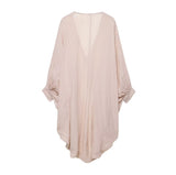 BSK&TRAF Women's Clothing 2025 New Fashion V-Necked Jabs Long Top 4043245