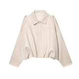Spring New Velvet Texture Effect Bomber Jacket Jacket