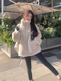 Maillard Wears Autumn And Winter Small High-Grade Fried Street Loose Plush Plus Thick Lead Lamb Coat Woman
