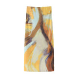 Spring 2025 New Women's Animal Print Pattern Net Tector-Smeared Tsets Half Dress