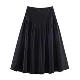 Spring New Slimming Folding Fan Flute Skirt 5427400
