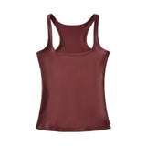 Hottie Sexy I-Word Sling Vest Woman Summer New Retro Leather Texture Square Outside Wearing Tide
