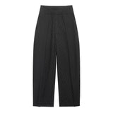 Autumn New High-Waisted Folding Balloon Trousers 1255557