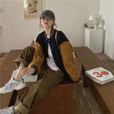 Korean Version Of Retro Baseball Uniform Women's Autumn New Couple Blouse Harajing Wind Girl Fried Street Jacket Jacket Tide