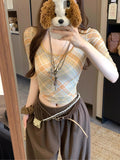 Hottie Thromy U-Neck Long-Sleeved T-Shirt Girl In The Spring Do Not Go To The Waist-Repair Bottom Shirt With A Short Blouse