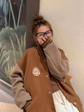Ins Trendy Baseball Jacket Girl Spring And Autumn Dress 2026 New Vintage Student Loose Jacket Jacket