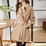 High-End Windwear Women's Long-Term 2025 Spring And Autumn New This Year's Popular Small Man Temperament Coat