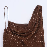 BSK&TRAF Women's Dress New ñÞ? Wrinkles Neckpek Wave Dot Dress 3152274 In Autumn 2025