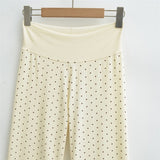 Korean Tibetan Qt-Tao High-Waist Micro-Trumpet Straight-Panel Trousers Women's Summer Hanging Broad Legs Leisure Drag Trousers