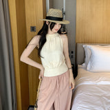 Thailand's Unique Sleeveless Wool Sling Vest Women's New Outer Wear Inside And Under The Blouse