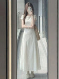 French Beautiful White Dress Women's Summer 2026 New High-End Design Sense Of Niche Temperament Waist Dress