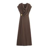 Autumn New Folded Temperament Dress 1165461