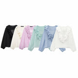 Autumn New Cascade Decoration Loose-Fitting Shirt 8544207