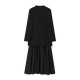 Autumn New Splicing Temperament Suit Dress 9077198