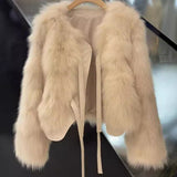 Autumn 2025 New Fur Coat Women Casual Fashion Short Korean Version With Loose Top